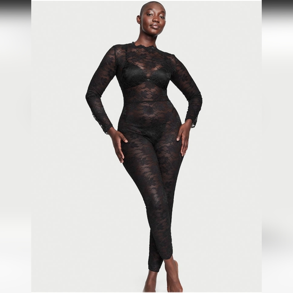 COPY - Victorias Secret Very Sexy Sheer Lace Catsuit